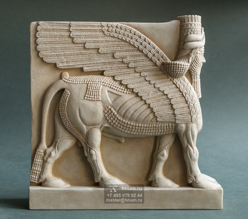 Скульптура Шеду - коллекция Месопотамия - скульптурная мастерская ХНУМ
