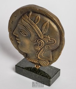  Афина (монета, на подставке) (Ан-17-123)