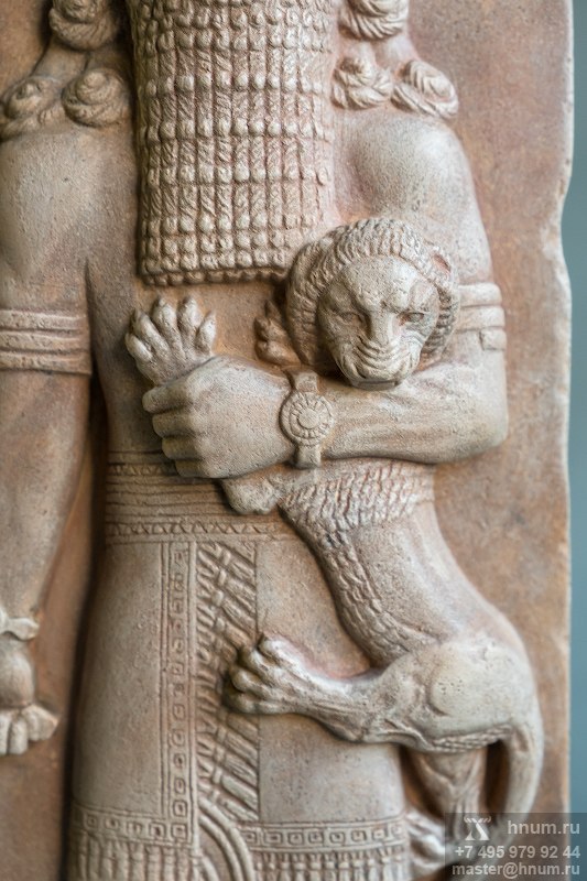 Скульптурный рельеф-репродукция Гильгамеш с семьёй - скульптурная мастерская ХНУМ