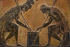  Ахиллес и Аякс, играющие в кости (Ан-21-021)