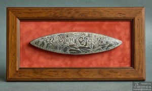  Ритуальный нож (в багете) (Ам-14-224)