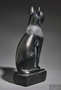 Бастет - древнеегипетская кошка - скульптура, репродукция - коллекция: Древний Египет - скульптурная мастерская ООО ХНУМ