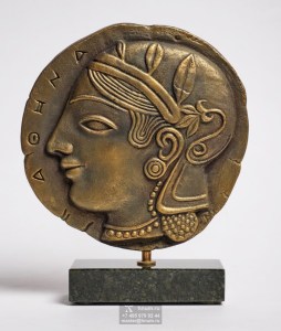  Афина (монета, на подставке) (Ан-17-123)